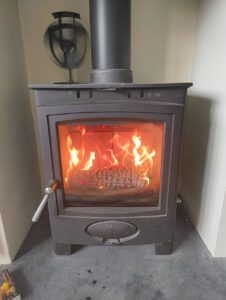 Log burning stove